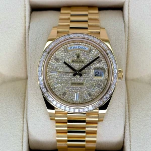 2025 Rolex Day-Date 40mm 228398TBR Diamond Paved Dial