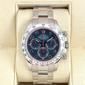 2010 Rolex Daytona 40mm 116509 White Gold Grey Arabic Racing Dial