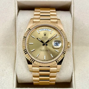 2023 Rolex Day-Date 40mm 228238 Presidential Champagne Dial