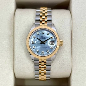 NEW 2025 Rolex Lady Datejust 28mm 279173 Jubilee MOP Diamond Dial
