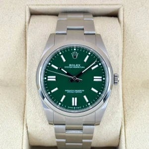 2024 Rolex Oyster Perpetual 41mm 124300 Green Dial