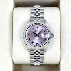 NEW 2025 Rolex Lady Datejust 28mm 279174 Stainless Steel Jubilee Pink Dial