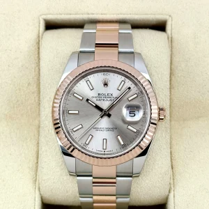 2023 Rolex Datejust 41mm 126331 Two-Tone Oyster Sundust Dial