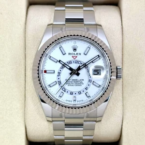 NEW 2025 Rolex Sky-Dweller 42mm 336934 Stainless Steel Oyster White Dial