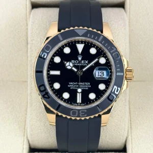 2024 Rolex Yacht-Master 42mm 226658 Gold Oysterflex Black Dial