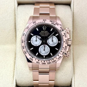 2024 Rolex Daytona 40mm 126505 Rose Gold Black Dial