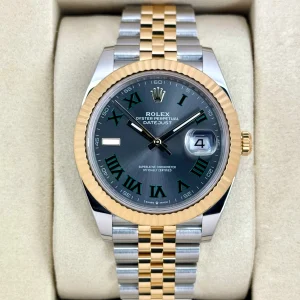 NEW 2025 Rolex Datejust 41mm 126333 Two-Tone Jubilee Wimbledon Dial