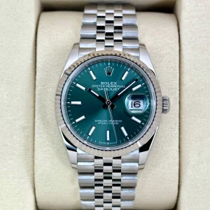 NEW 2025 Rolex Datejust 36mm 126234 Jubilee Green Dial