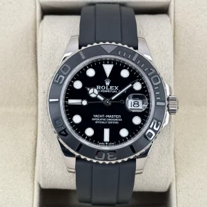 2020 Rolex Yacht-Master 42mm 226659 White Gold Oysterflex Black Dial