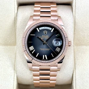 NEW 2025 Rolex Day-Date 40mm 228235 Presidential Slate Ombre Dial