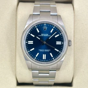 NEW 2025 Rolex Oyster Perpetual 41mm 124300 Blue Dial