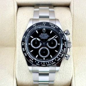 NEW 2024 Rolex Daytona 40mm 126500LN Stainless Steel Black Dial