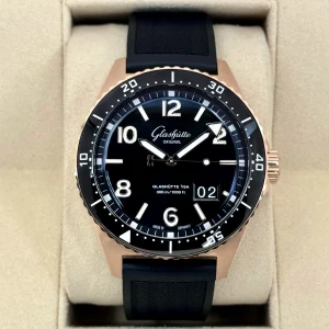 New 2025 Glashütte Seaq Panorama Date 43.2mm 1-36-13-03-90 Red Gold