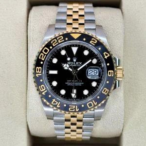 2025 Rolex GMT-Master II 40mm 126713GRNR Two-Tone Jubilee