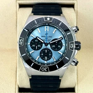2024 Breitling Super Chronomat B01 44 PB01362 Stainless Steel Blue Dial