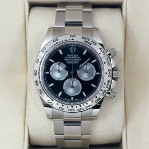 2023 Rolex Daytona 40mm 126509 White Gold Black Dial