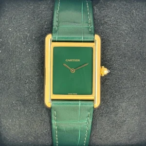 2023 Cartier Tank Louis Cartier Large 33.7mm WGTA0191 Gold White Dial