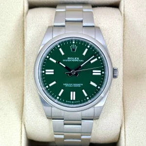 2024 Rolex Oyster Perpetual 41mm 124300 Green Dial