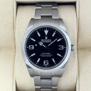 2020 Rolex Explorer 39mm 214270 Stainless Steel Black Dial