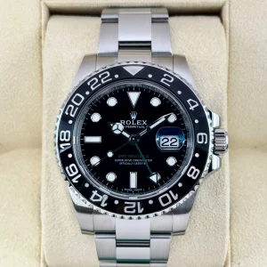 2018 Rolex GMT-Master II 40mm 116710LN Stainless Steel Black Dial
