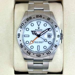 NEW 2025 Rolex Explorer II 42mm 226570 Polar White Dial