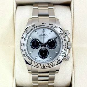2020 Rolex Daytona "Ghost" 40mm 116509 White Gold Silver Dial