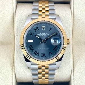 2024 Rolex Datejust 41mm 126333 Two-Tone Jubilee Wimbledon Dial