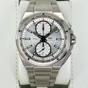 2014 IWC Ingenieur Chrono Racer 45mm IW378510 Stainless Steel Silver Dial
