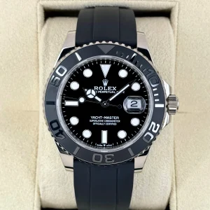 2024 Rolex Yacht-Master 42mm 226659 White Gold Oysterflex Black Dial