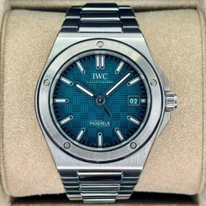 2024 IWC Ingenieur Automatic 40mm IW328903 Stainless Steel Aqua Dial