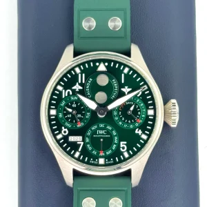 2023 IWC Pilot's Watch Perpetual Calendar 46.2mm IW503608 Green