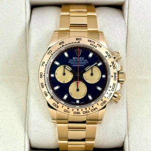 2023 Rolex Daytona "Paul Newman" 40mm 116508 Yellow Gold Black Dial