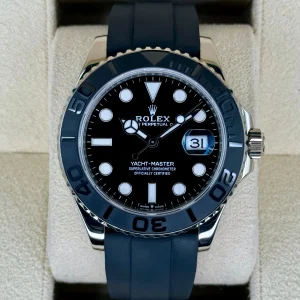 2023 Rolex Yacht-Master 42mm 226659 White Gold Oysterflex Black Dial