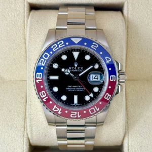 2016 Rolex GMT-Master II "Pepsi" 40mm 116719BLRO White Gold Black Dial