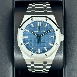 2019 Audemars Piguet Royal Oak 41mm 15500ST Blue Dial