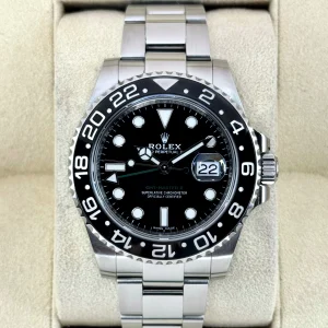2019 Rolex GMT-Master II 40mm 116710LN Stainless Steel Black Dial