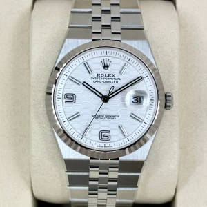 NEW 2025 Rolex Land-Dweller 40mm 127334 Stainless Steel Jubilee White Dial