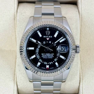 2019 Rolex Sky-Dweller 42mm 326934 Oyster Black Dial