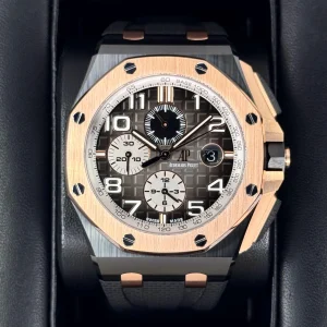 2021 Audemars Piguet Royal Oak Offshore 44mm 26405NR Rose Gold Black Dial