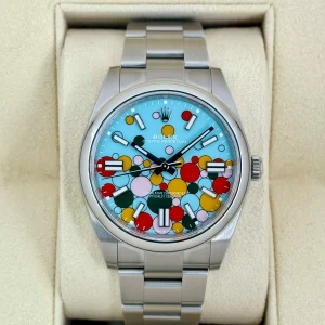 2024 Rolex Oyster Perpetual 41mm 124300 Celebration Dial