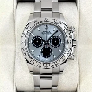 2019 Rolex Daytona 40mm 116509 White Gold Silver Ghost Dial