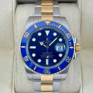 2016 Rolex Submariner "Bluesy" 40mm 116613LB Two-Tone Blue Dial