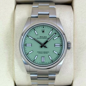 NEW 2025 Rolex Oyster Perpetual 41mm 134300 Pistachio Dial