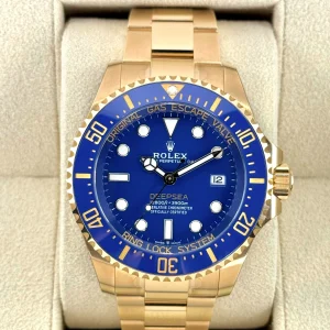 NEW 2025 Rolex Deepsea 44mm 136668LB Yellow Gold Blue Dial (STICKERED)