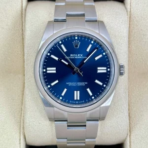 2025 Rolex Oyster Perpetual 41mm 124300 Blue Dial