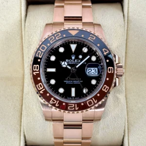 2021 Rolex GMT-Master II "Rootbeer" 40mm 126715CHNR Rose Gold