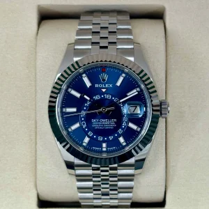 NEW 2025 Rolex Sky-Dweller 42mm 336934 Jubilee Blue Dial