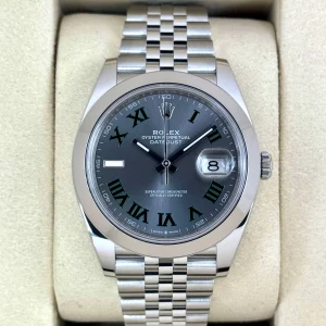 NEW 2025 Rolex Datejust 41mm 126300 Jubilee Wimbledon Dial