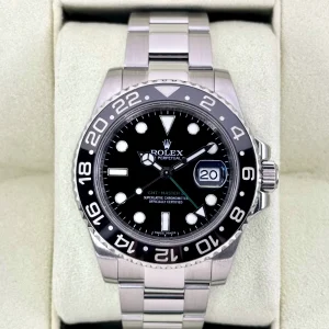 2011 Rolex GMT-Master II 40mm 116710LN Stainless Steel Black Dial