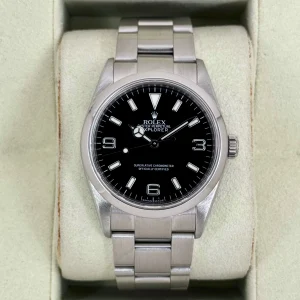 2013 Rolex Explorer 36mm 114270 Stainless Steel Black Dial